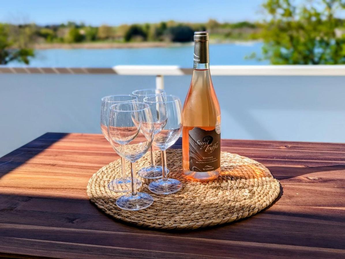 Lakeside Provence - Appartement 4 Etoiles Face Au Lac De Monteux Eksteriør bilde